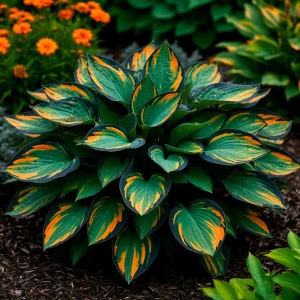 Хоста Бархатный Полог купить по цене от 560р. в интернет-магазине «Посадика» с доставкой почтой в в Можайске и по всей России – [изображение №1].