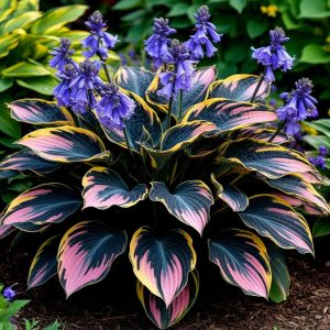 Хоста Пайн Эхо купить по цене от 699р. в интернет-магазине «Посадика» с доставкой почтой в в Можайске и по всей России – [изображение №1].